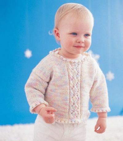 baba fodros pulóver kötés kézműves projekt